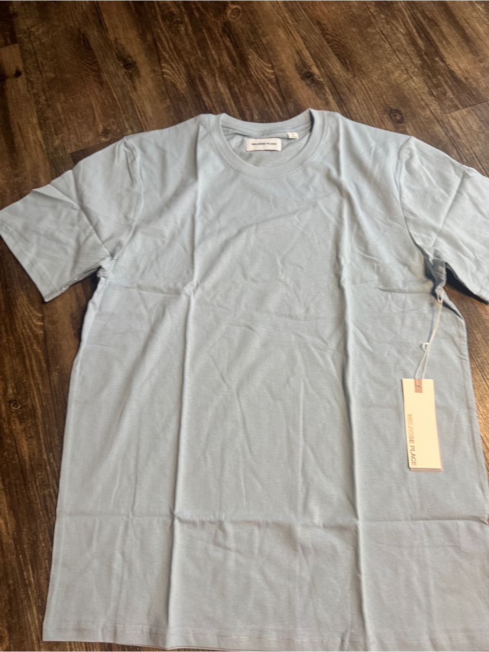 NWT Light Blue Crew Neck Short Sleeve Tee -